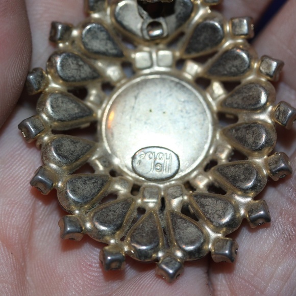 MIDCENTURY HOBE AB RHINESTONES ROSE BRACELET - Picture 6 of 6